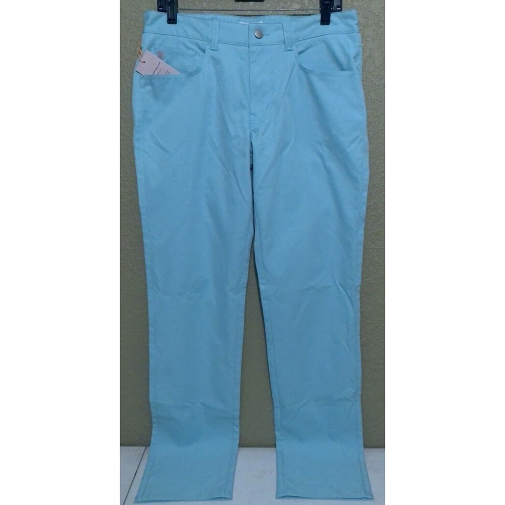 NEW Peter Millar Men's Size 30x30 Willow Mist eb66 Performance Five-Pocket Pant